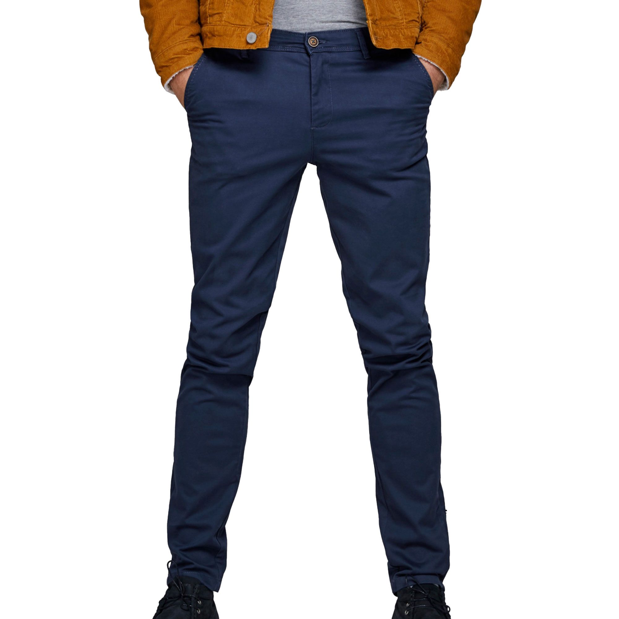 Jack & Jones Chino Invernale JPSTMARCO Bowie – Taglio Classico, Versatile E Comodo Per L'Autunno E L'Inverno